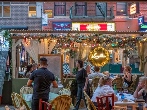 Small but familiar Italian restaurant .